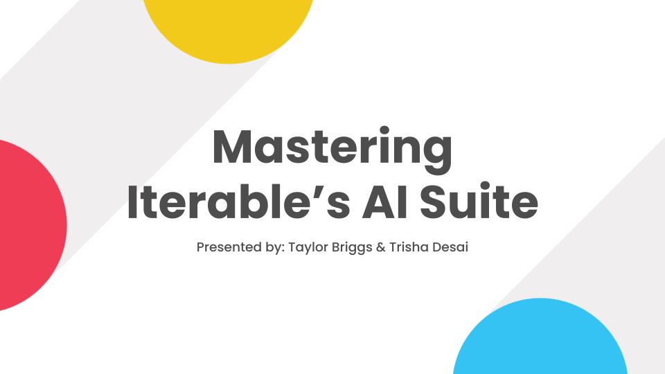 Mastering Iterable’s AI Optimization Suite