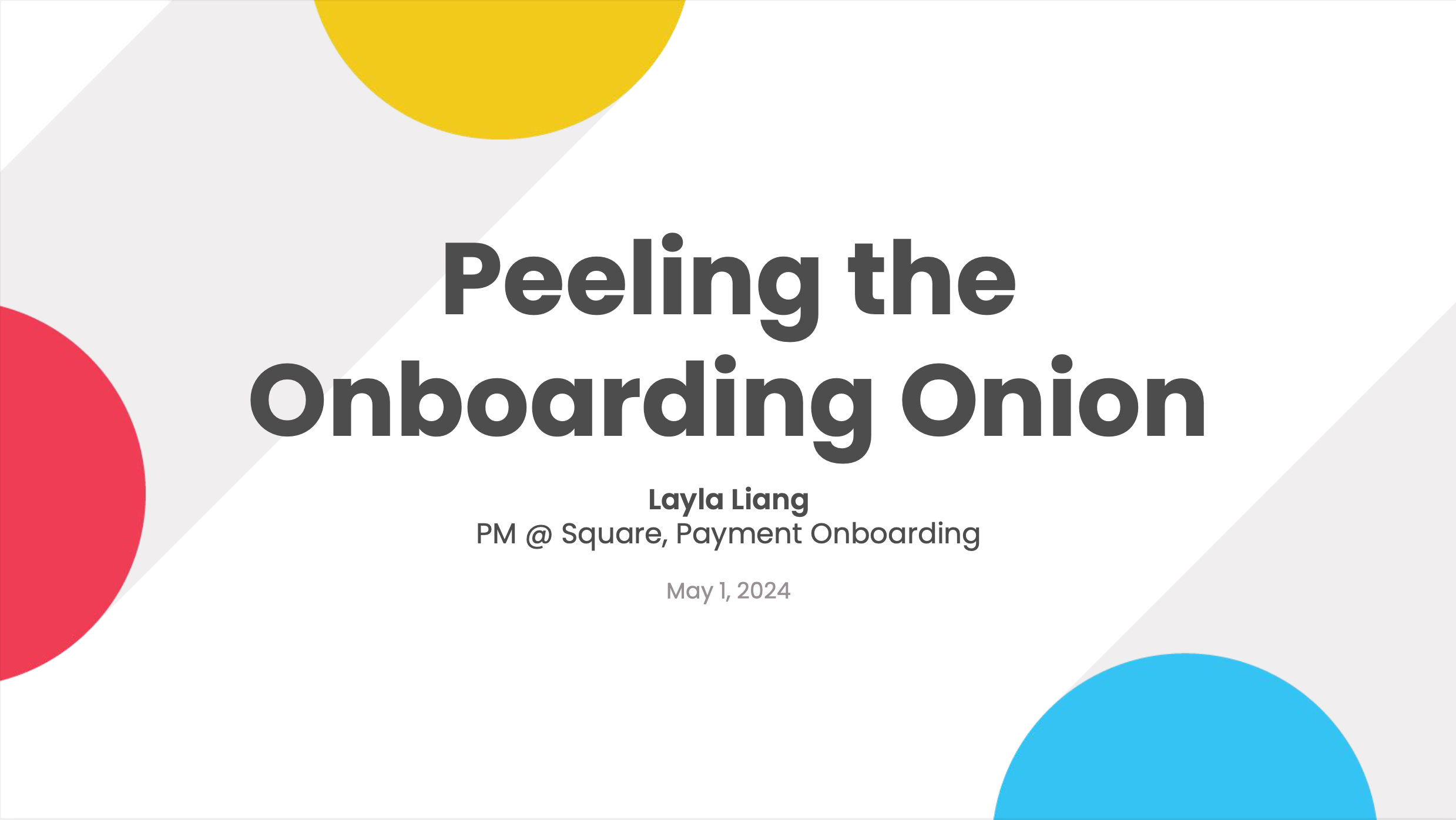 Peeling the Onboarding Onion