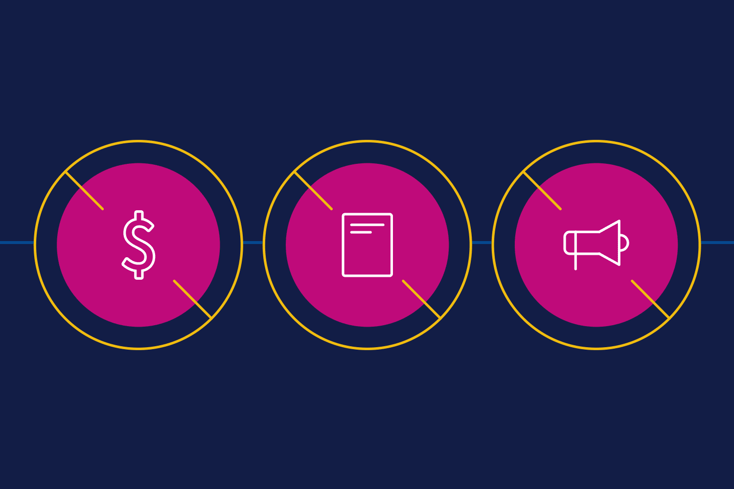 3 icons to represent the 3 re-engagement mistakes most marketers make