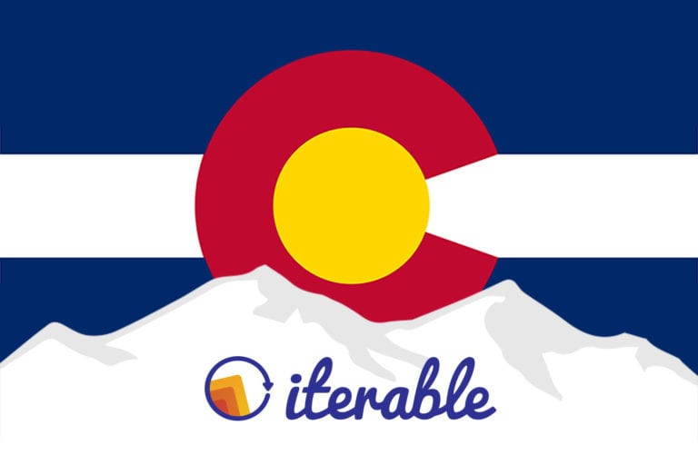 Colorado flag to celebrate Iterable's Denver office
