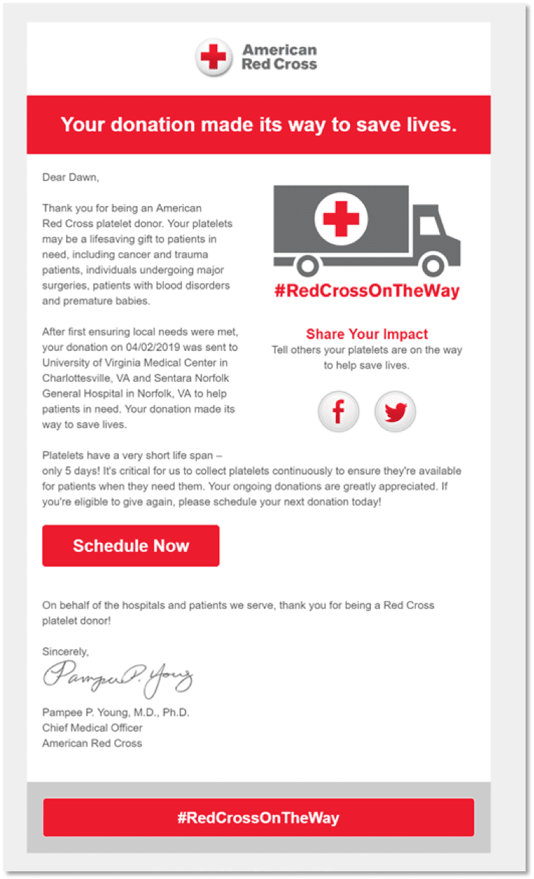 American Red Cross email