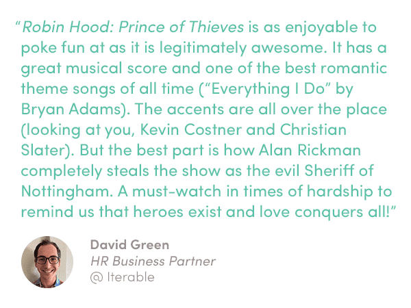 Quote on Robin Hood: Prince of Thieves