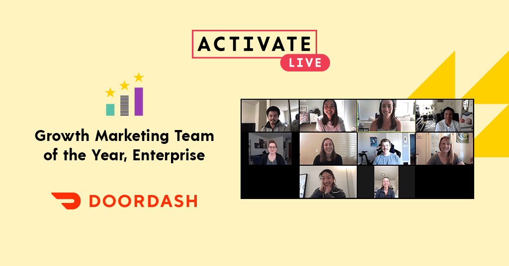 Growth Marketing Team of the Year, Enterprise: DoorDash