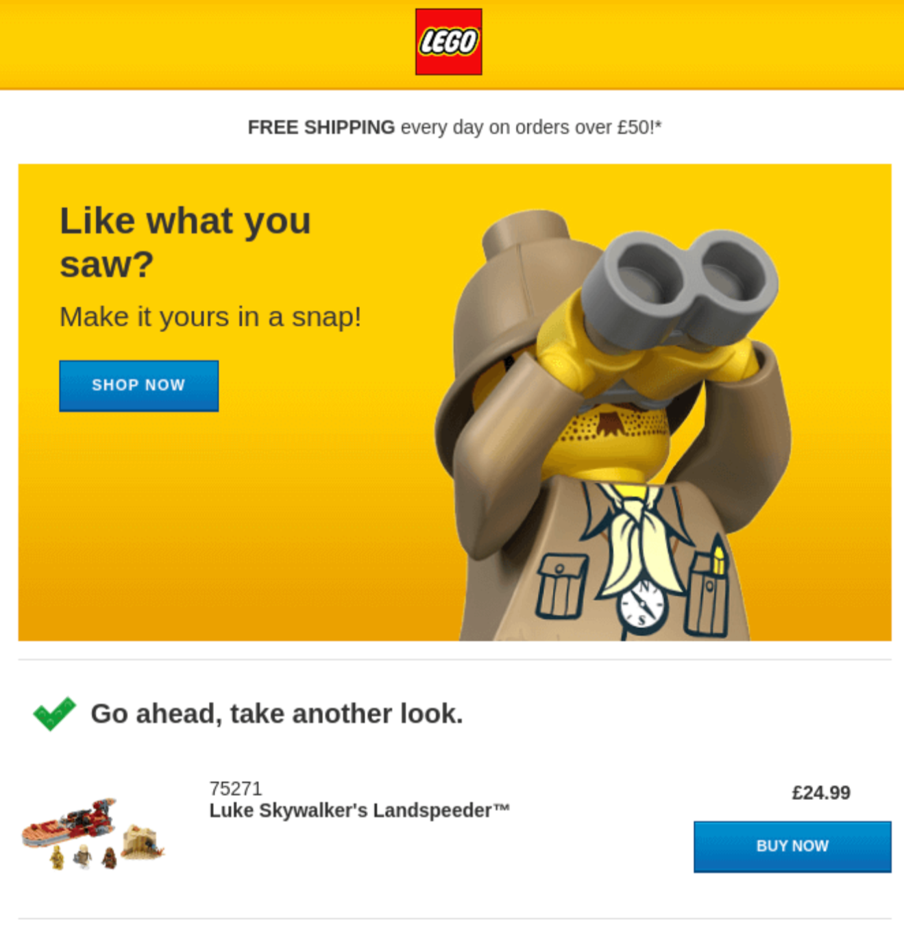 Lego Behavior-Based Email Marketing