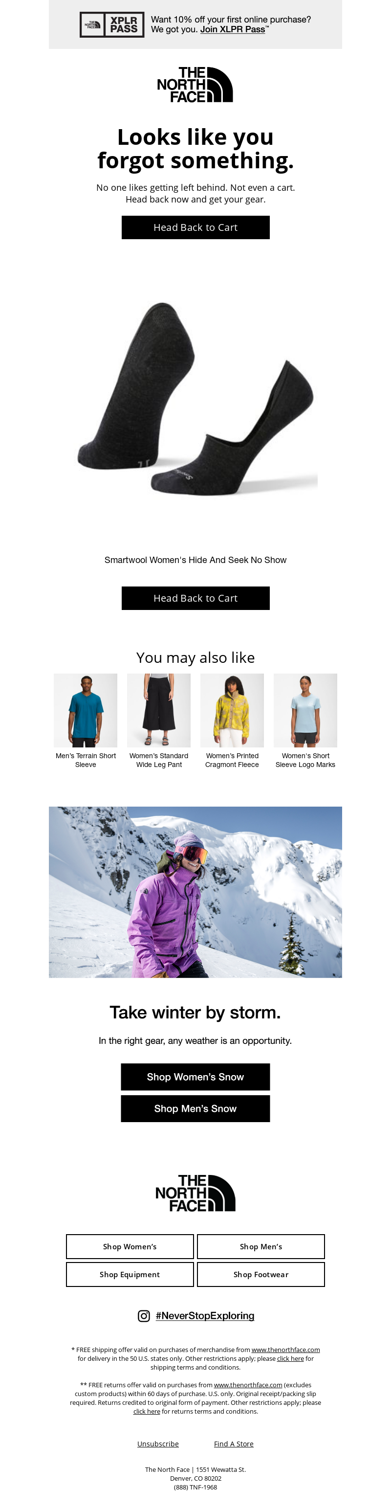 North Face Dynamic Content Personalization