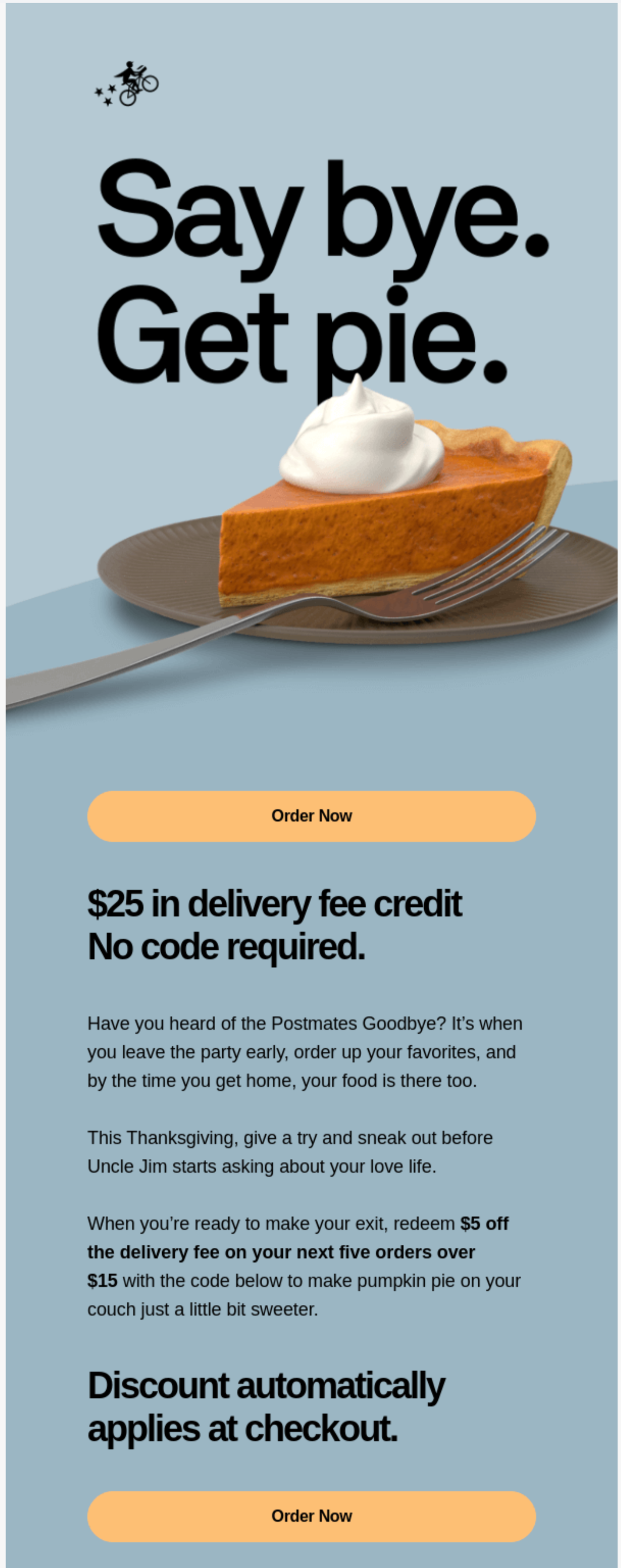 Postmates reduces friction by automatically applying coupon