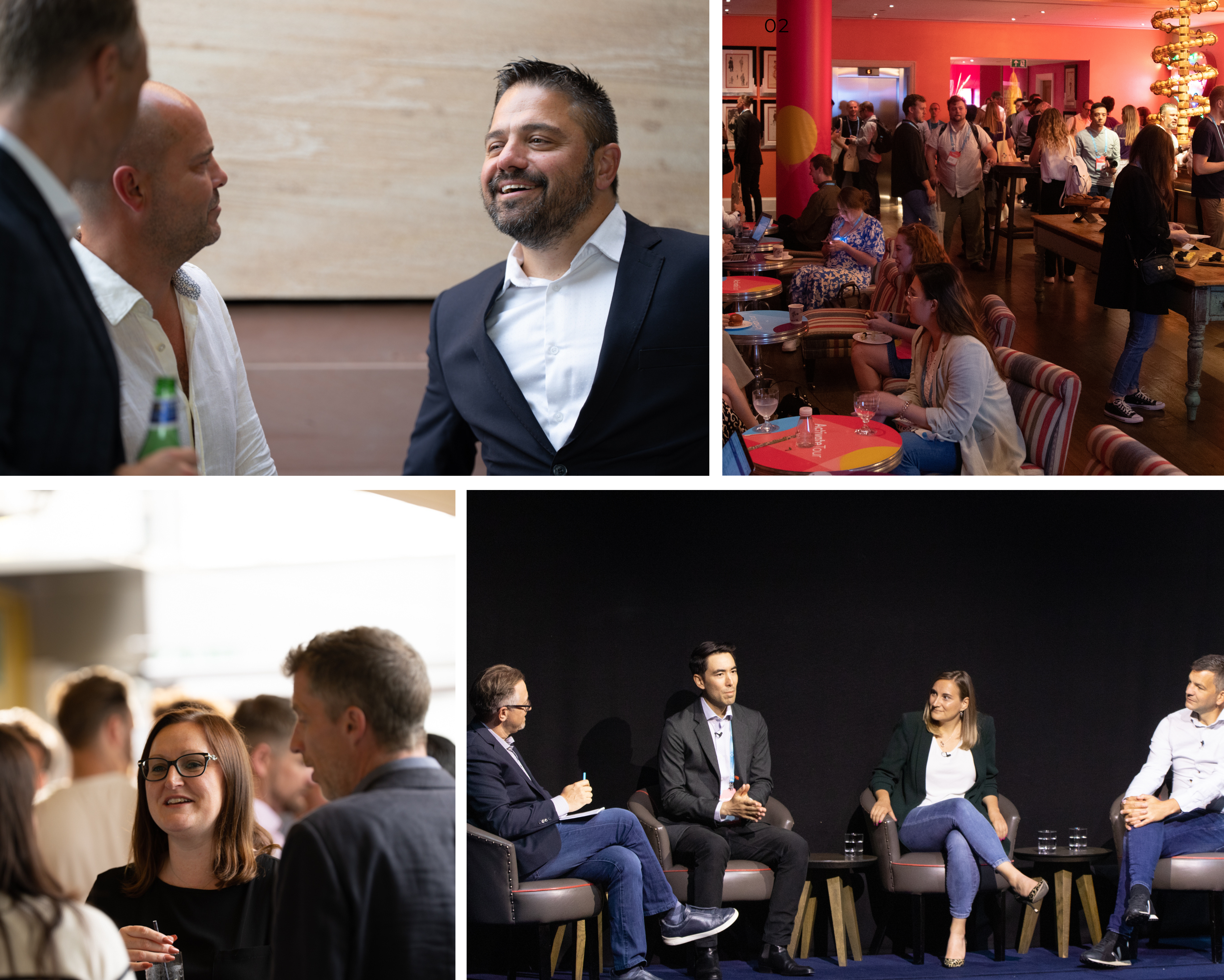 Grid of photos from Iterable's Activate London event.