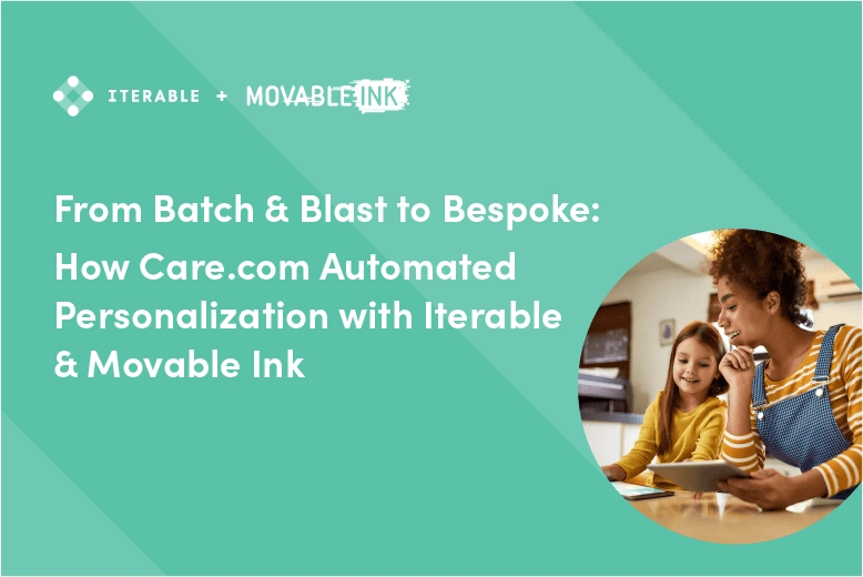 From Batch & Blast to Bespoke: How Care.com Automated Personalization with Iterable & Movable Ink
