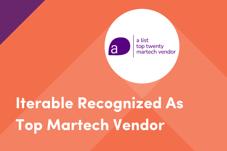 Iterable Recognized As Top Martech Vendor in Alium A-LIST report