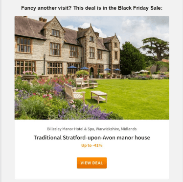 Personalization Dynamic Content Black Friday image