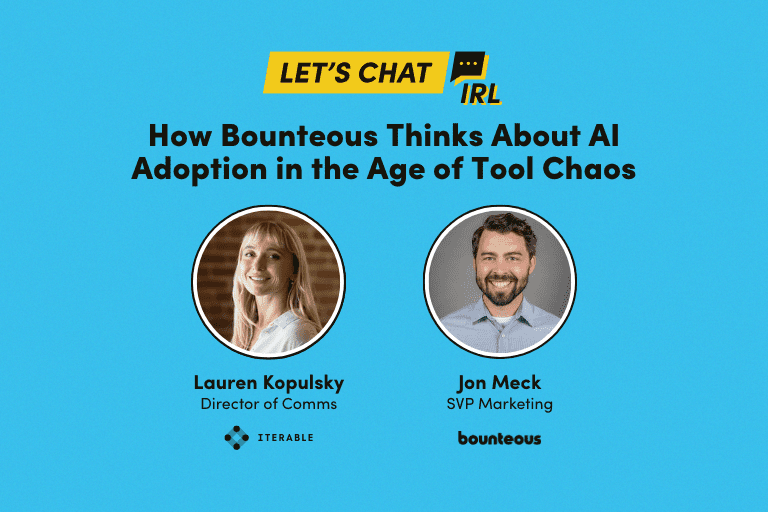 Let’s Chat IRL: How Bounteous Thinks About AI Adoption in the Age of Tool Chaos