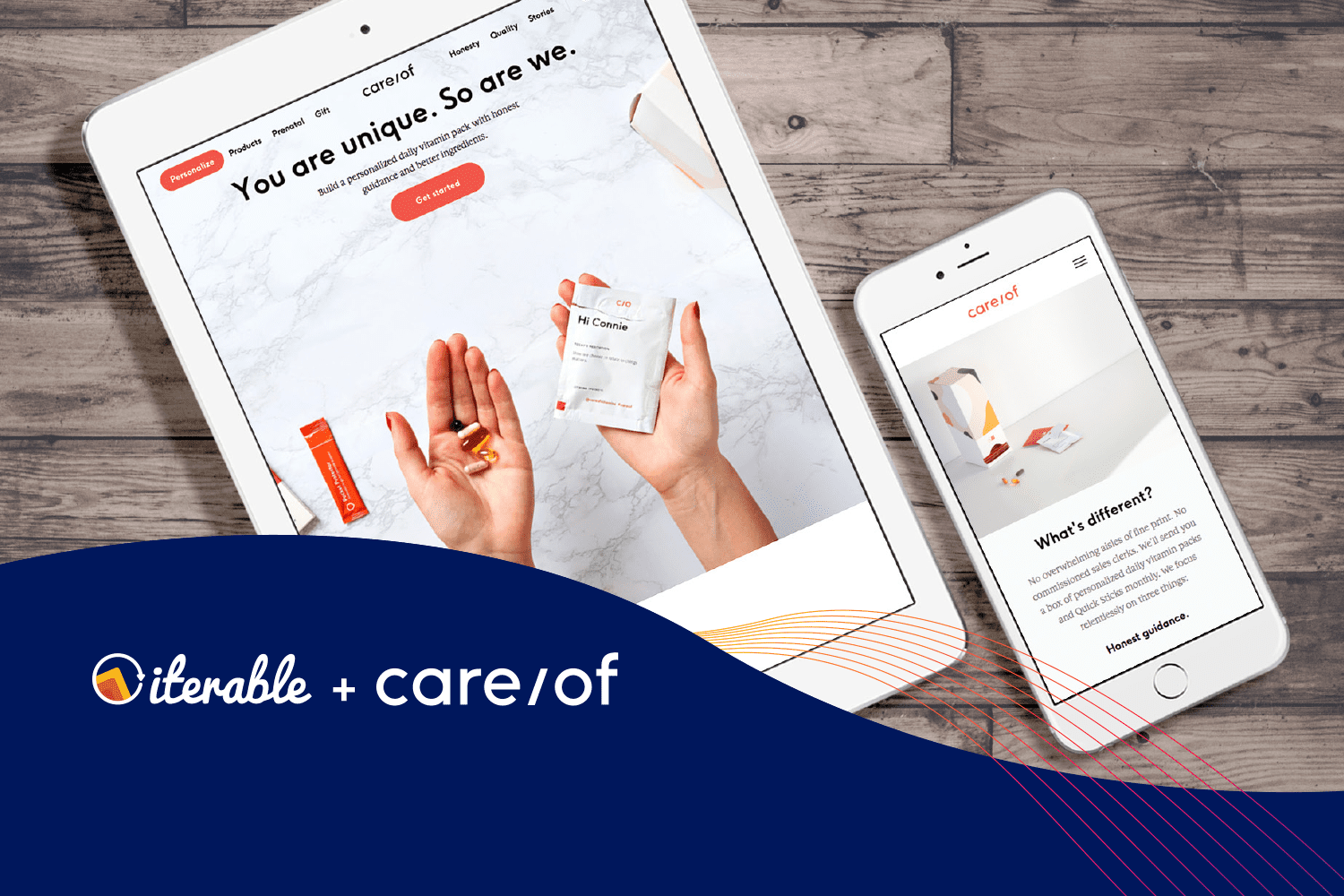 Vita-Wins: How Care/of Personalizes Two-Way Conversation