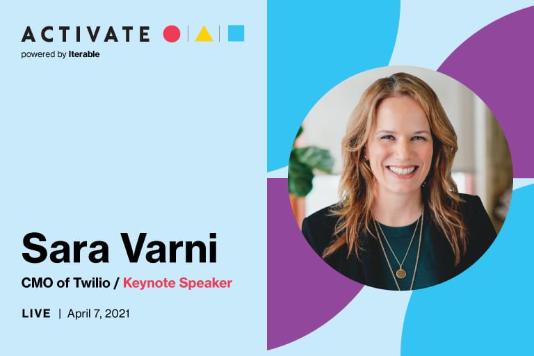Sara Varni, CMO of Twilio, to Speak at Activate Live