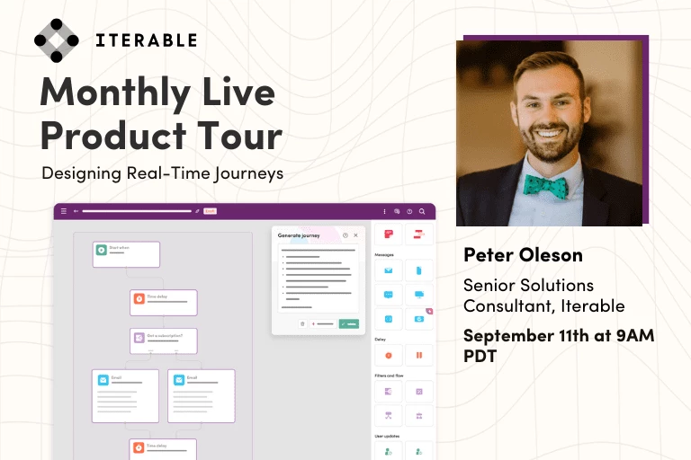Live Product Tour: Designing Real-Time Journeys