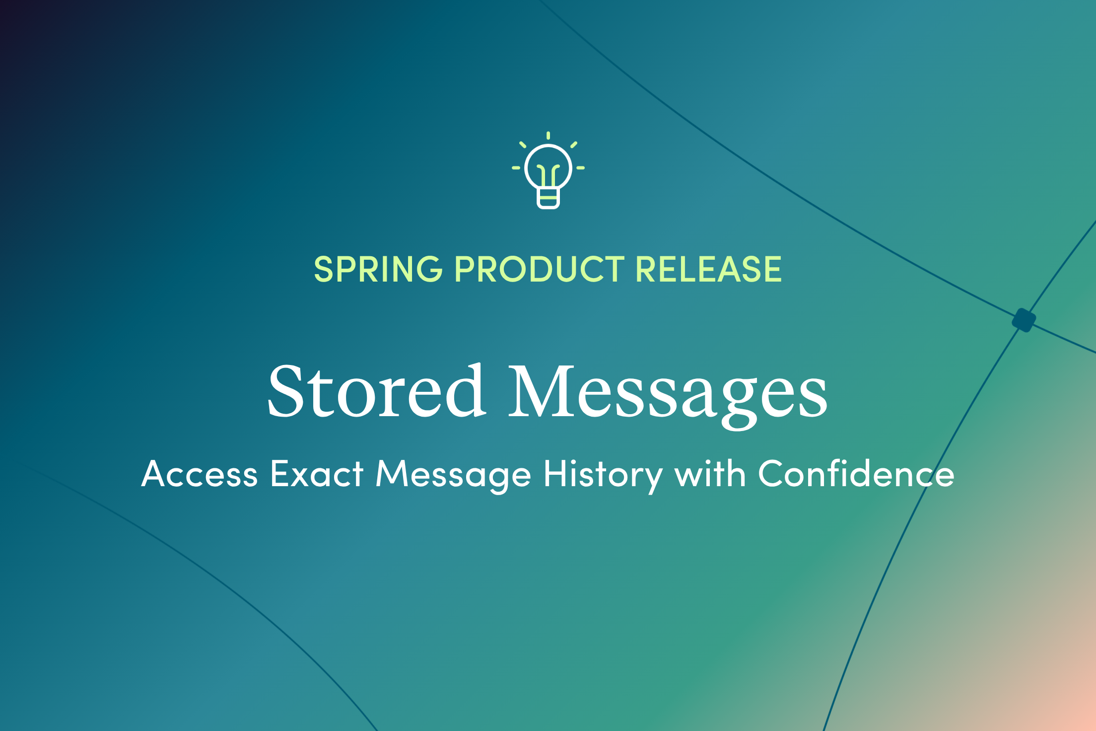 Stored Messages: Access Exact Message History with Confidence