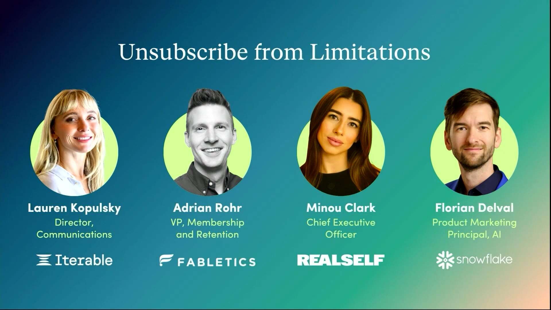 Activate Tour New York | Unsubscribe From Limitations: Closing the Gap Between Idea and Execution